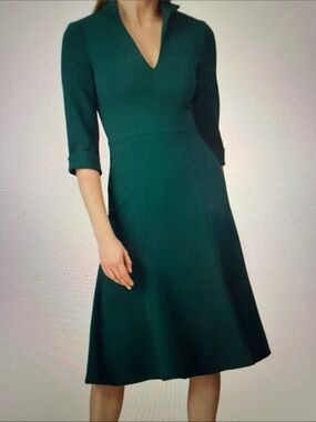 Black Halo | Dresses | Black Halo Royal Blue Sheath Dress With Threequarter Sleeves